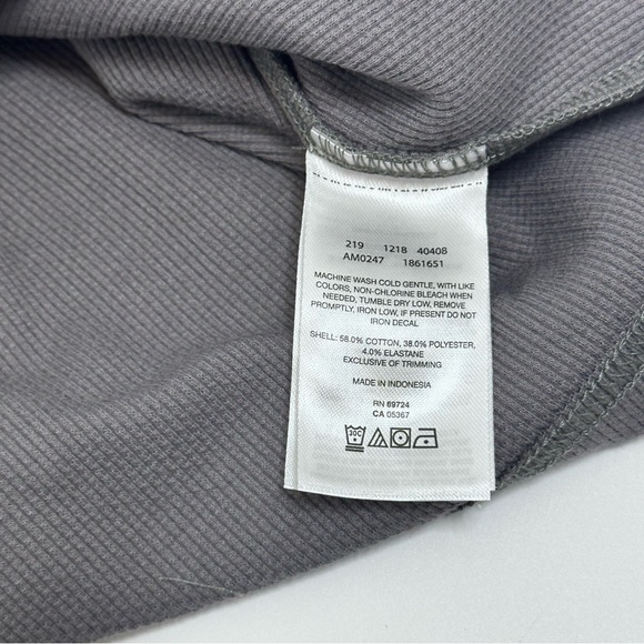 Columbia NWT 29” p2p long sleeve waffle knit omni-wick Ketring Graphic Crew II - Picture 3 of 6